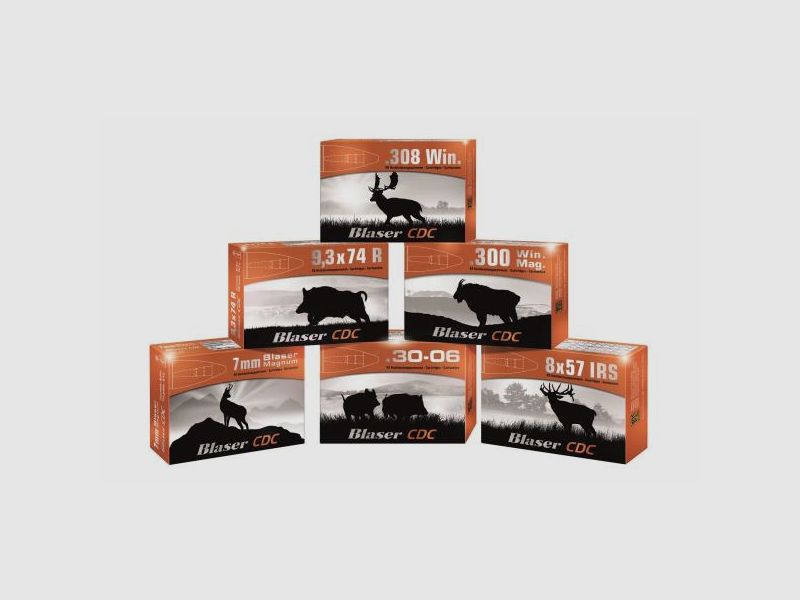 BLASER Kugelpatronen 7mmRemMag CDC bleifrei 20 Stk   9,4g/145gr