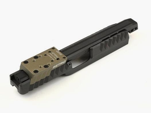 Laugo Arms pistool verwisselsysteem Slide Alien Retro Kit voor IPSC Productie|Groen/Zwart