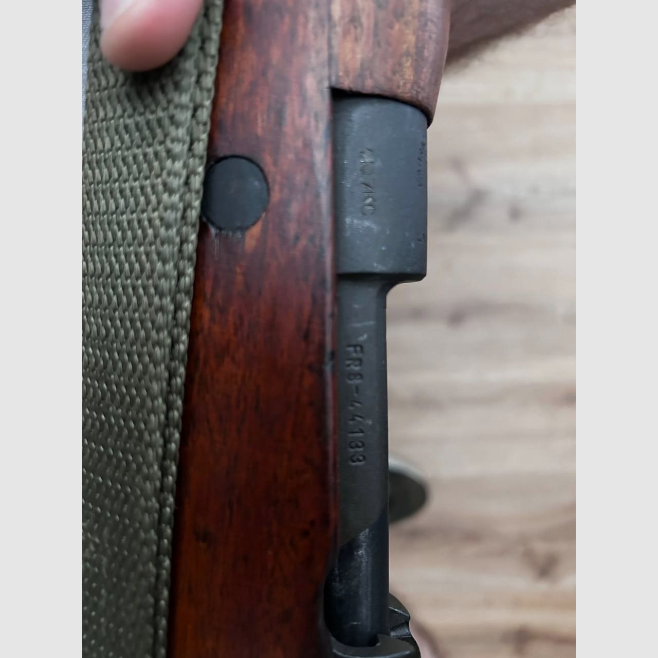 La Caruna Fr 8 / Cal .308 Win. / nummerngleich/ Original Riemen/ 5 Schuss integriertes Magazin
