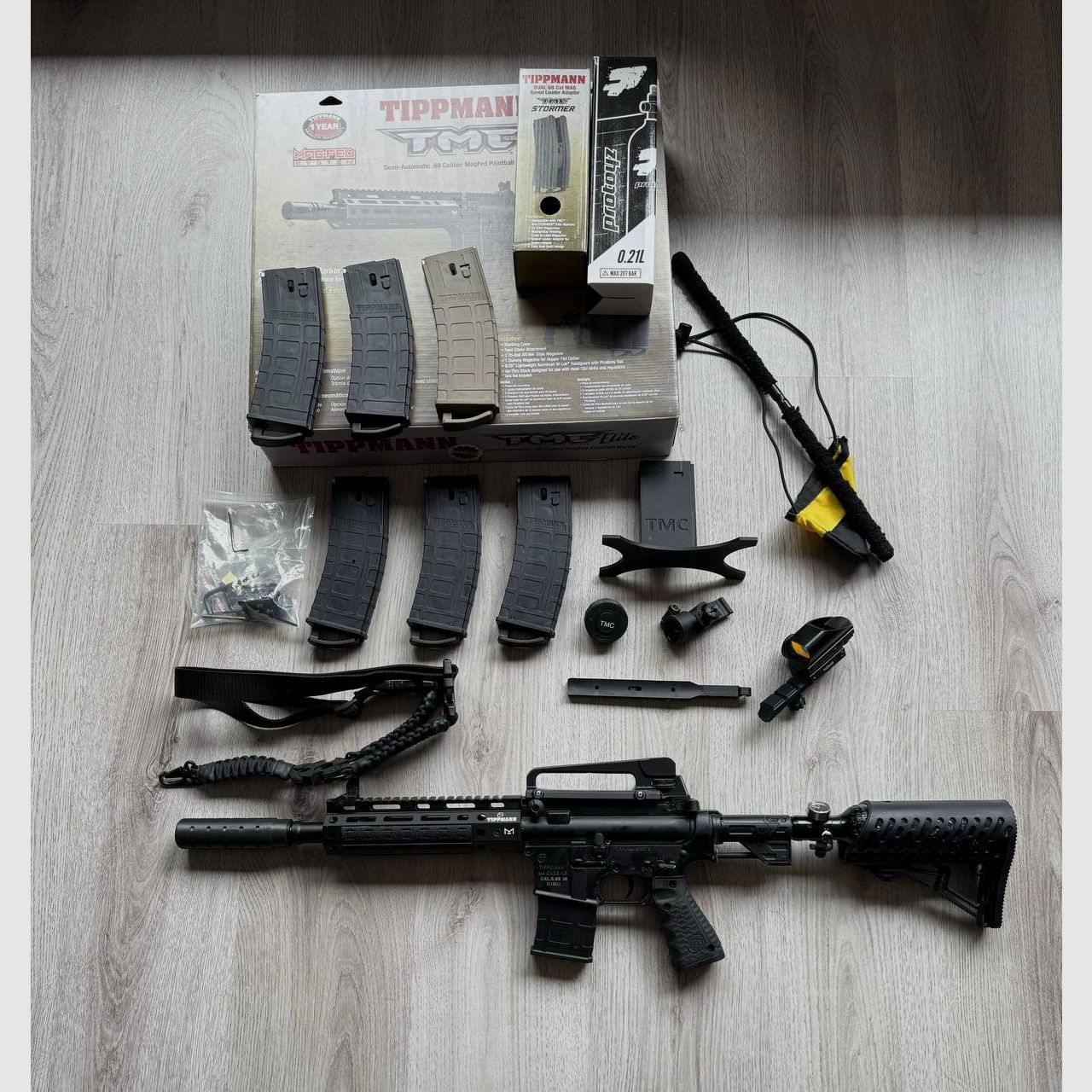 Tippmann TMC ELITE mit Zubehör 