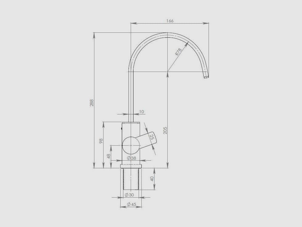 Einhebelmischer Keramik Contur S90, Bild 4 von 4
