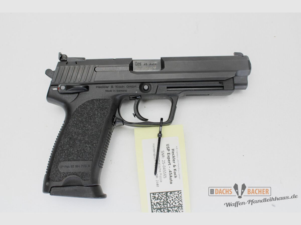 Pistola H&K HK USP EXPERT calibre .45 ACP maletín