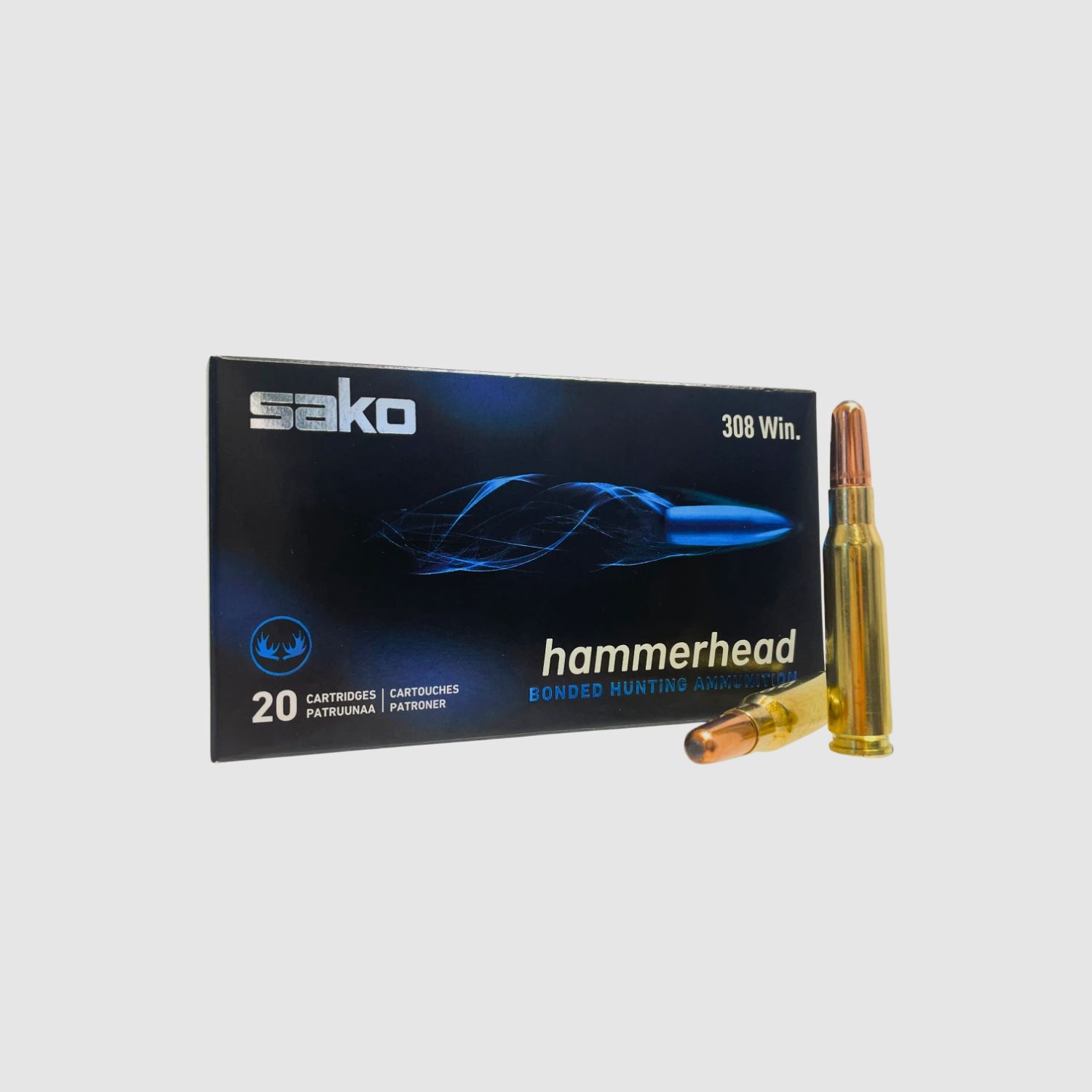 Sako Hammerhead SP kaliber .308Win 180gr. 20 schoten