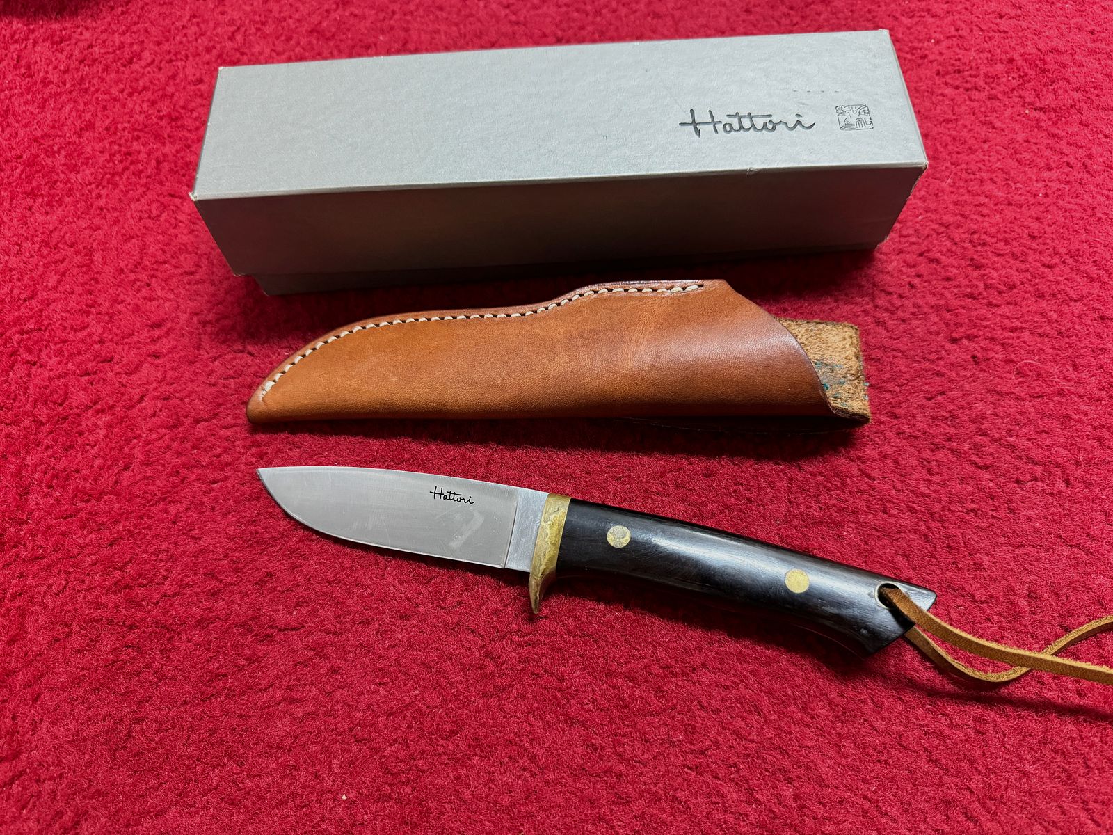Hattori #300 Ebony Drop Point Hunter – Legendarisch verzamelmes uit Seki Japan