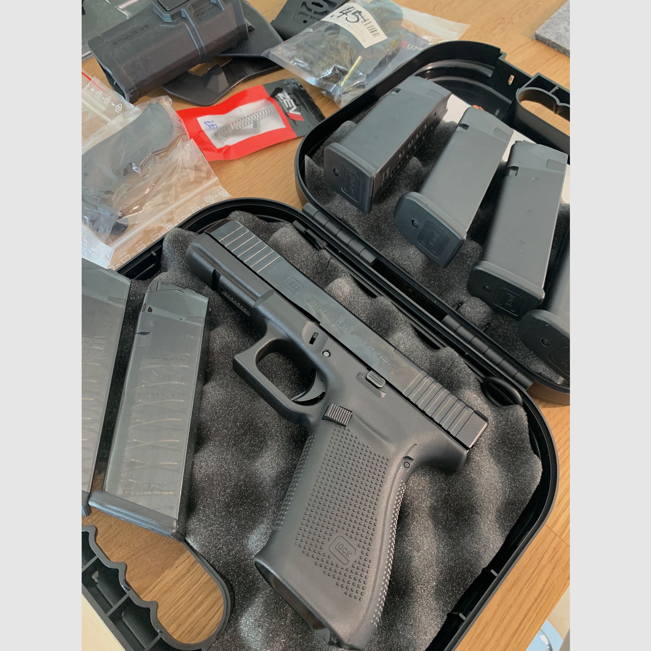 Glock 21 Gen5 MOS + Full Set Zubehör