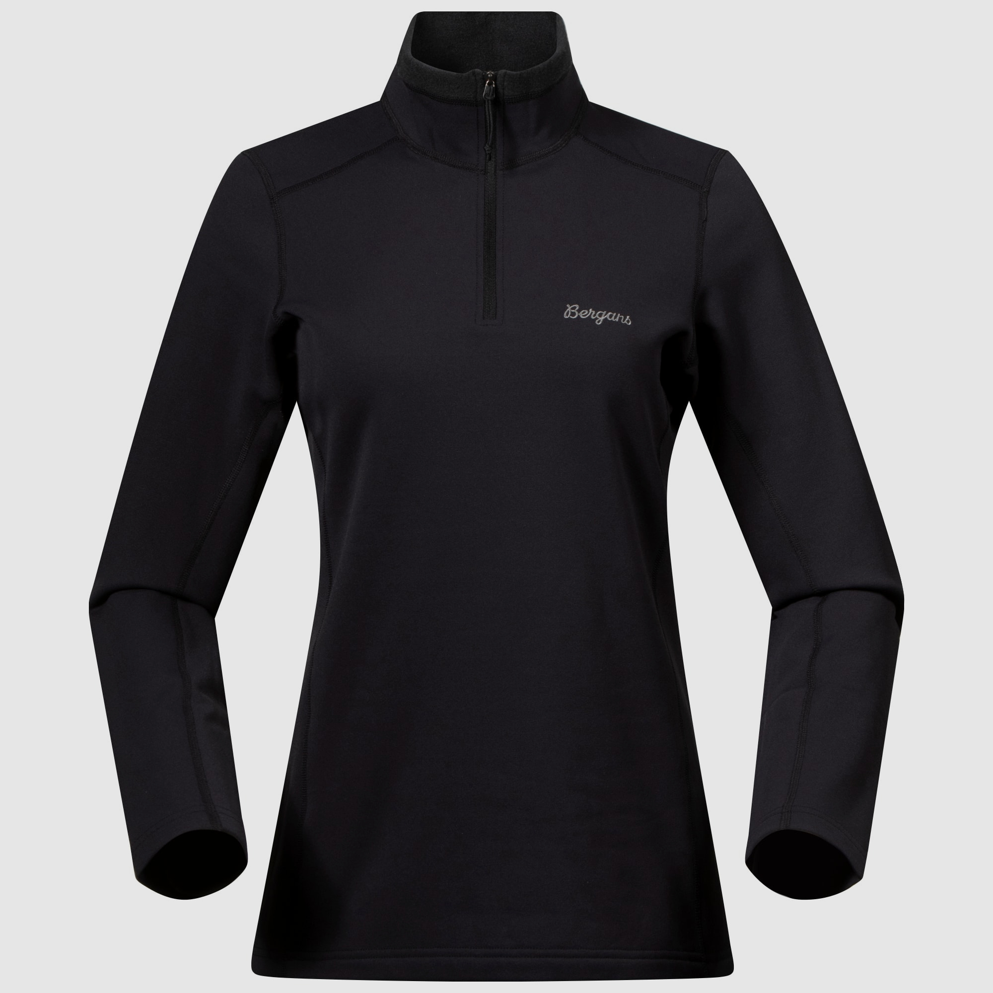 Bergans Midtli Midlayer Half Zip Dames Zwart M