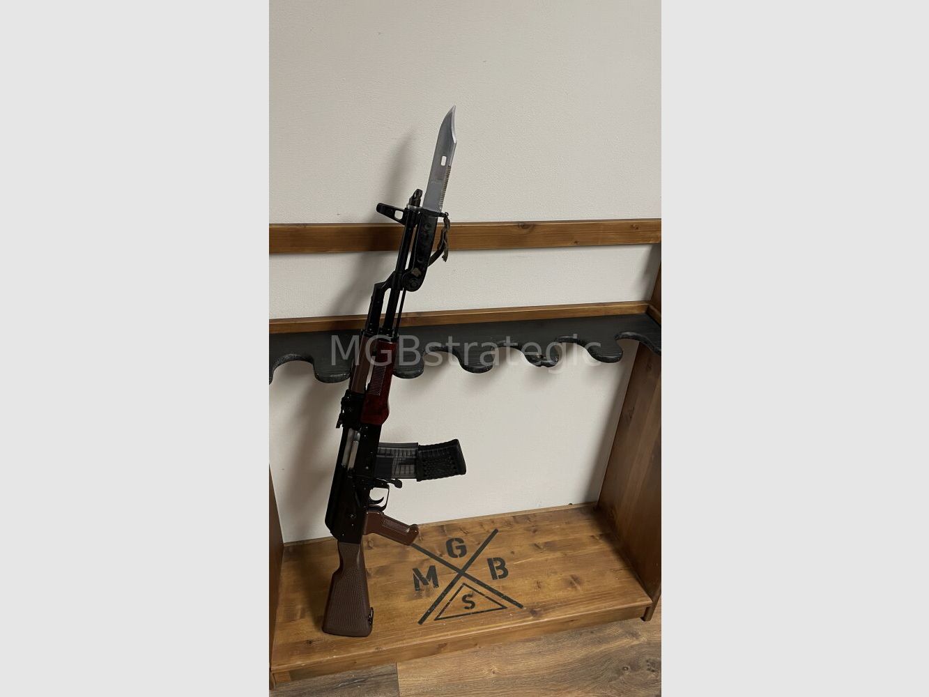 ¡Aprobado para uso deportivo! WBP Jack - rifle semiautomático .223Rem con piezas originales de la DDR NVA - sistema AKM AK47 AK74 - supresor de fogonazo AKM