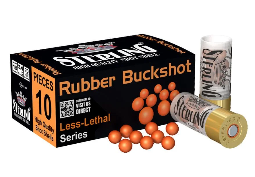 STERLING 12/70 RUBBER BUCKSHOT