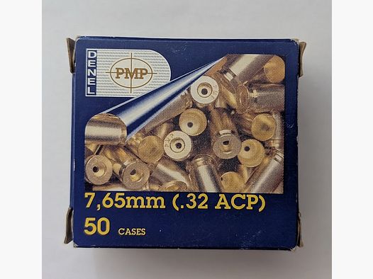 Denel PMP Cases 7.65mm Brow. (.32 ACP) 50 pieces