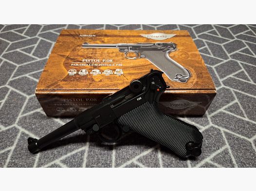 Légendes Pistolet P08 - 4,5 mm Co2 en métal Blowback - NEUF !