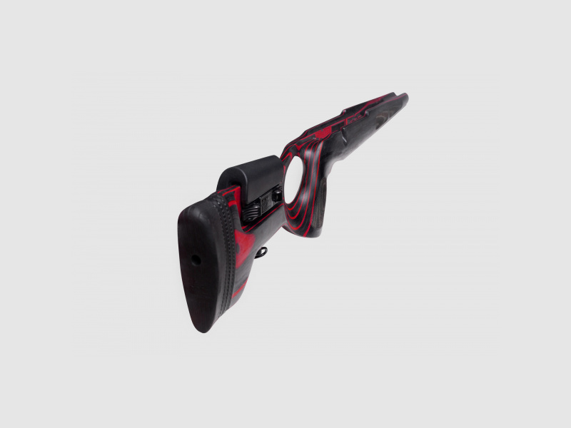 KKC DuoGrip - Culata de caza - Color: negro/rojo