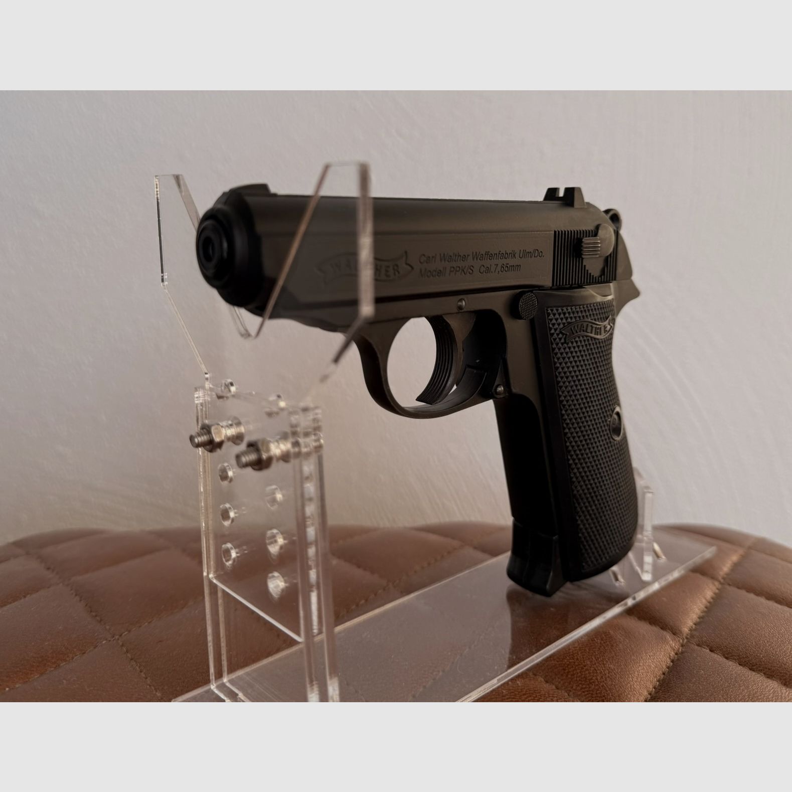 Walther PPK/S Co2-Pistole Blow Back Kaliber 4,5 mm Stahl BB