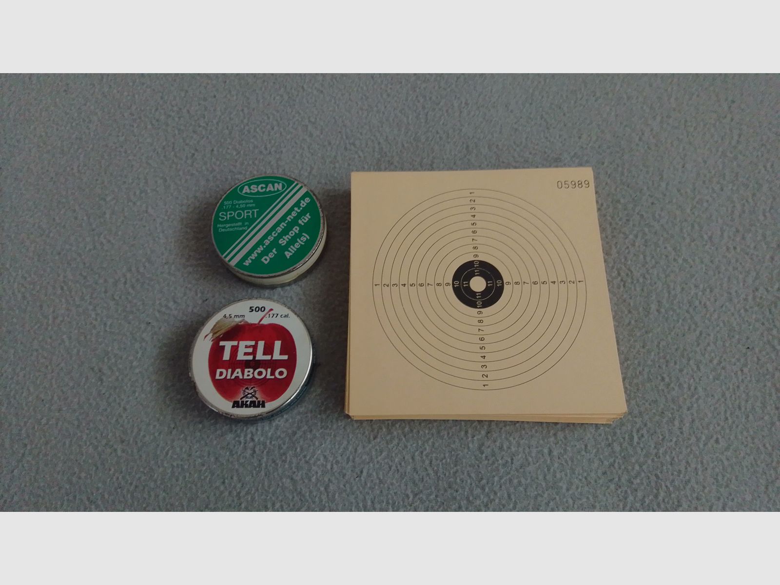 2x pack of 4.5mm pellets, target sheets 14x14, (NEW) for air rifle / air pistol