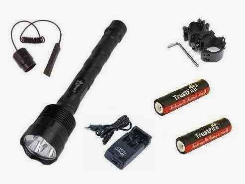Trustfire 3800 Lumen Taschenlampen-Set 5 Betriebsmodi + Geschenke