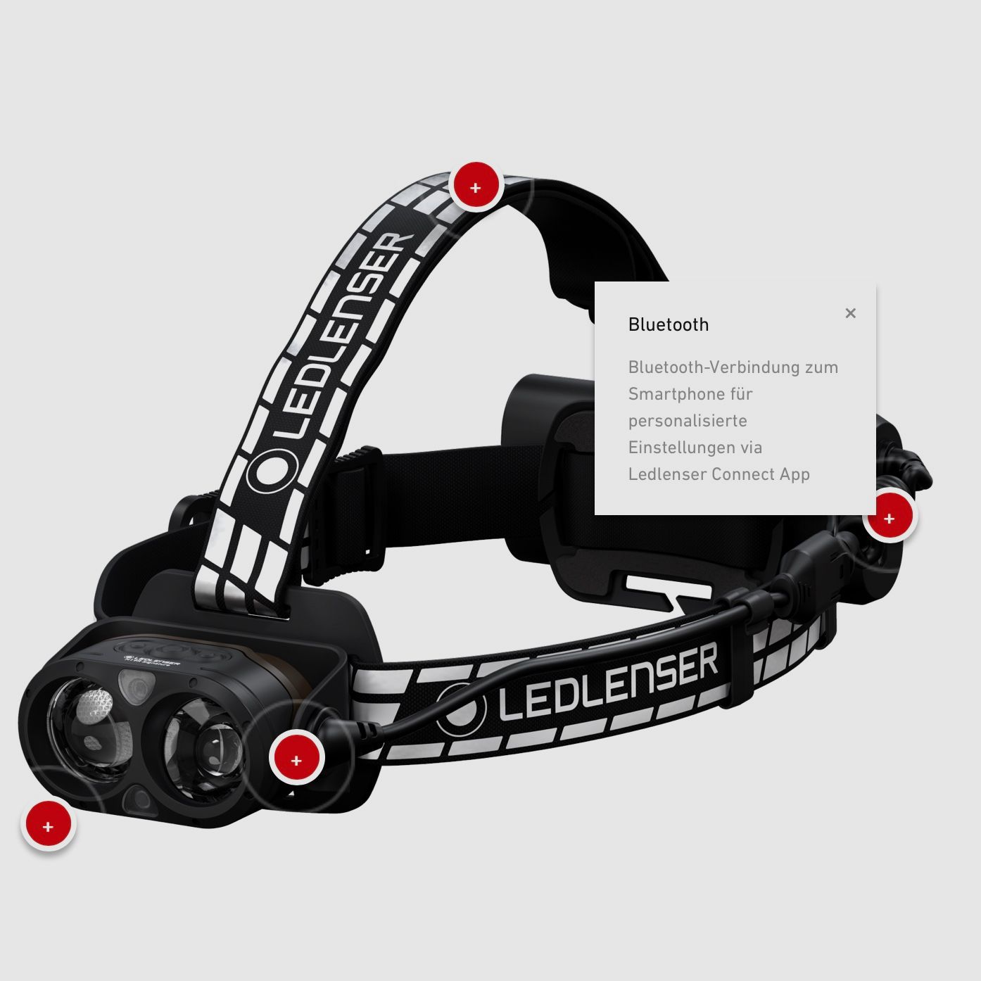 Ledlenser 502198 H19R Signature Kopflampe 4000 Lumen 330 m Reichweite