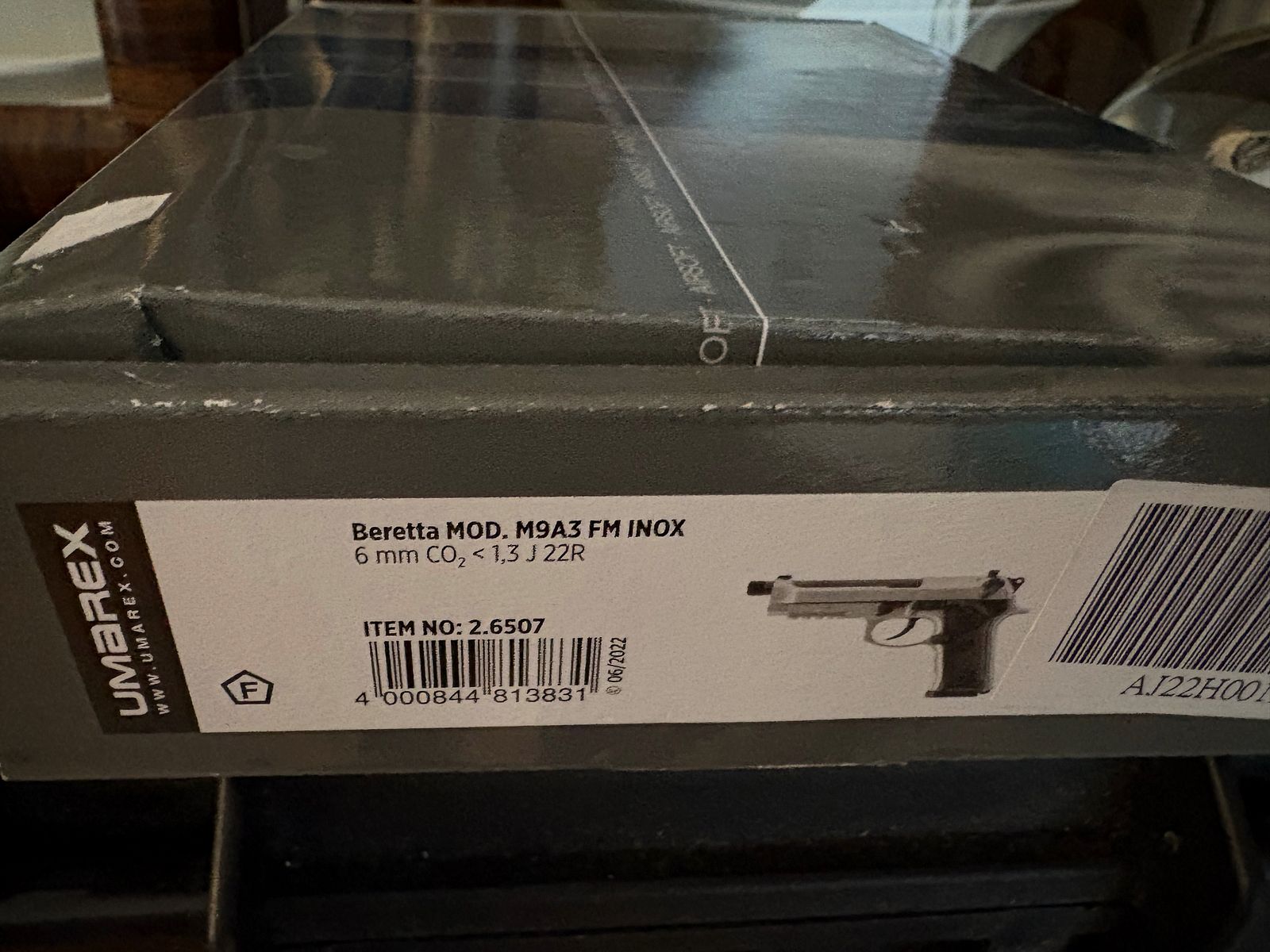 Beretta M9A3 FM argento interamente in metallo