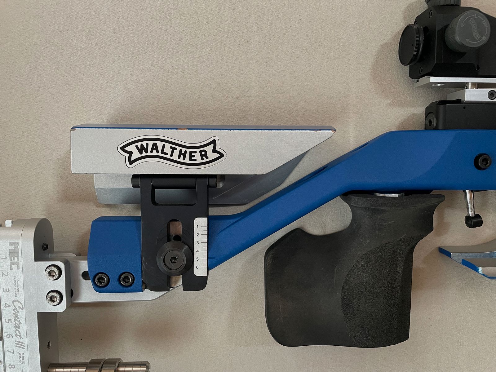 Walther LG300 XT Alutec SOMO ICE | MEC maintenance 03/24 | Aluminum cartridge TÜV 2034 | T-slot rail | Top set in case