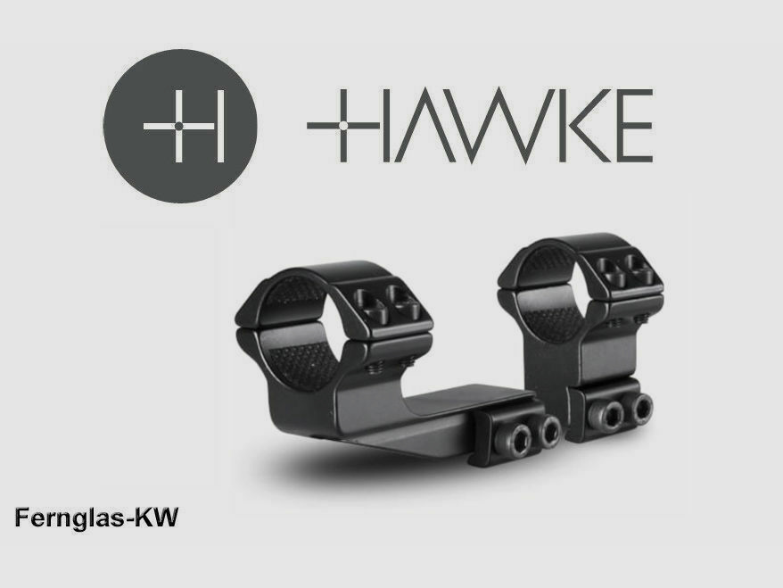 HAWKE 22121 Ringmontage 25,4 mm Hoch 2 Zoll Versatzgröße 9-11 mm