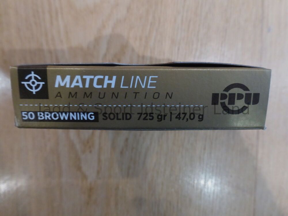 PPU -Prvi Partizan- MATCHLINE Solide, 725grs, 47.0g, 5 cartouches par paquet