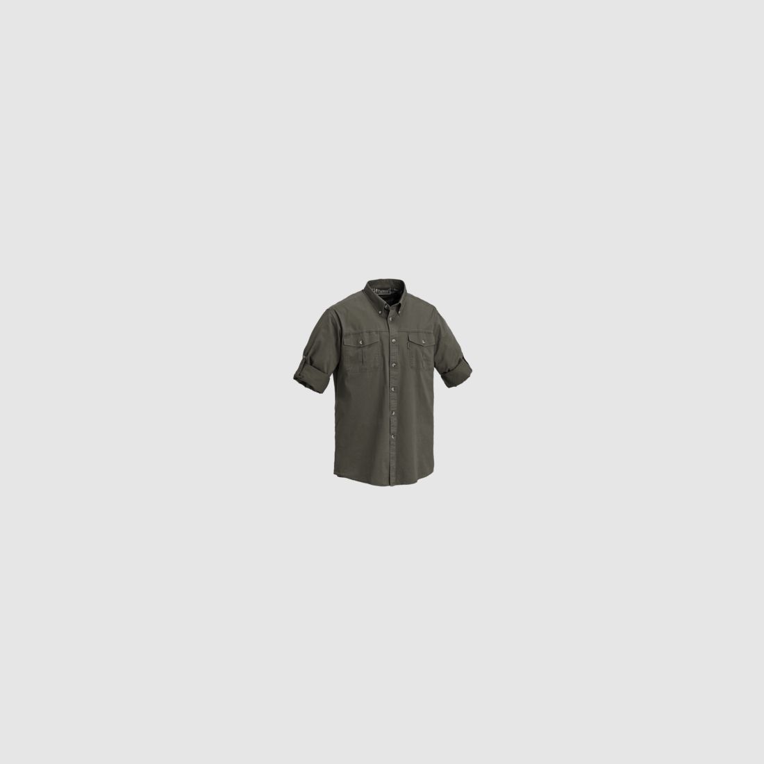Safari Langarmhemd - 2 Brusttaschen