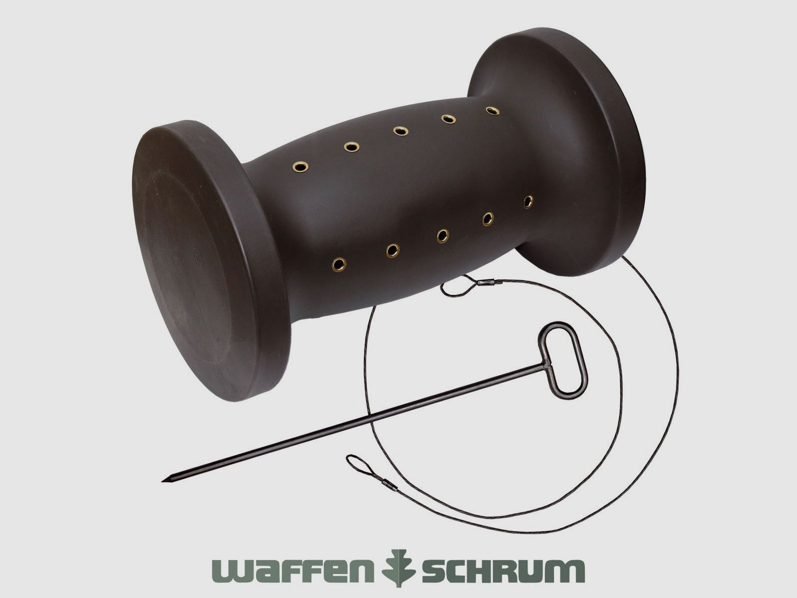 Eurohunt Futtertrommel ca. 38kg Füllmenge mit Schnellverschluss