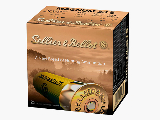 Sellier & Bellot 182613 20/76 SB Magnum 3,25 mm 33,5g