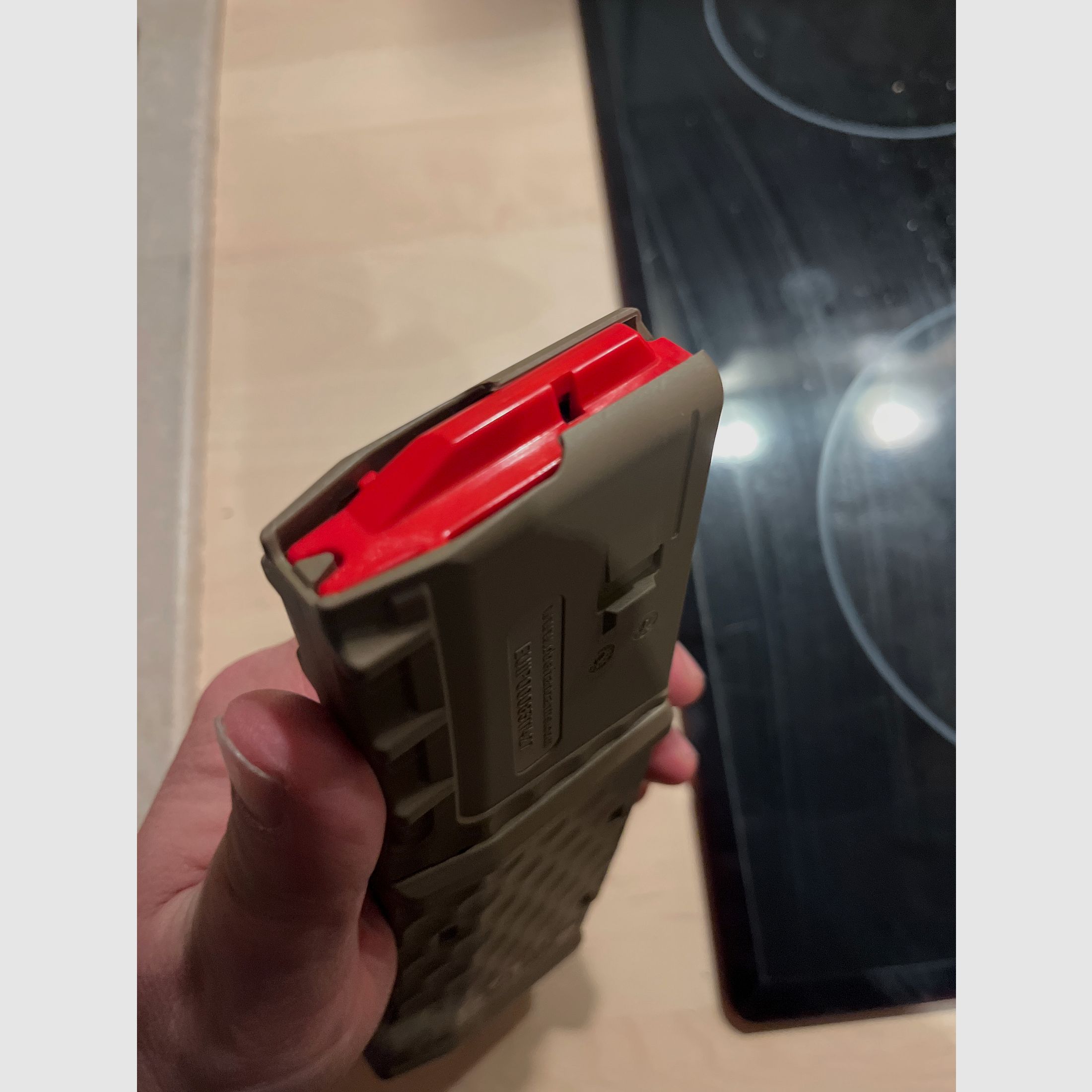 OA-MAG Magazine 10 colpi .223Rem FDE color sabbia