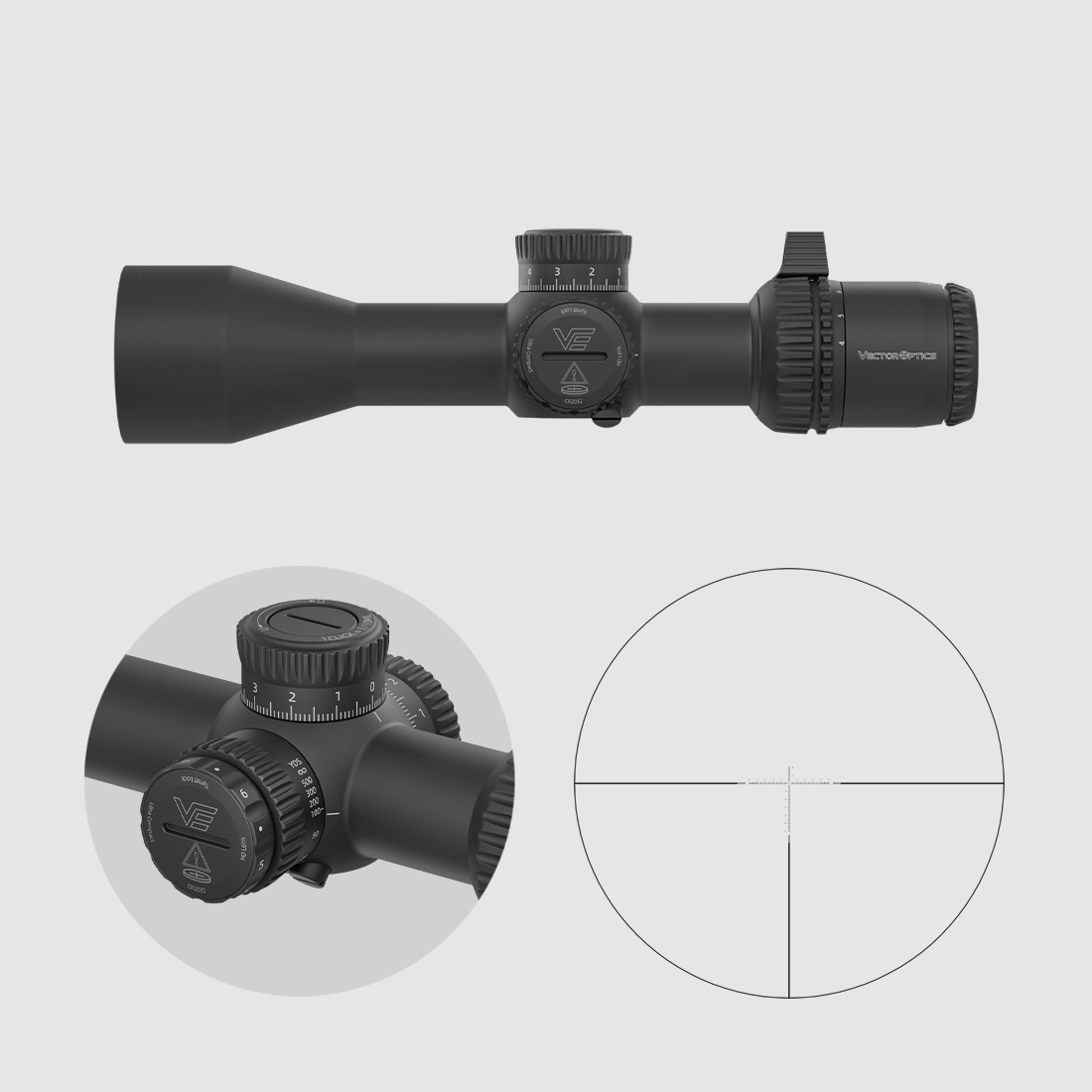 Vector Optics SCFF-78 Veyron GENII 4-16×44 HD DCR FFP