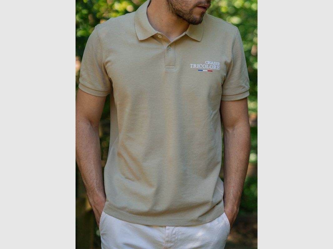 POLO JAGD TRICOLORE WET SAND, Bild 1 von 2