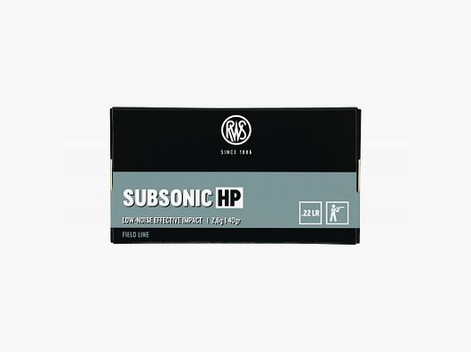 RWS 22LR SUBSONIC HP X50