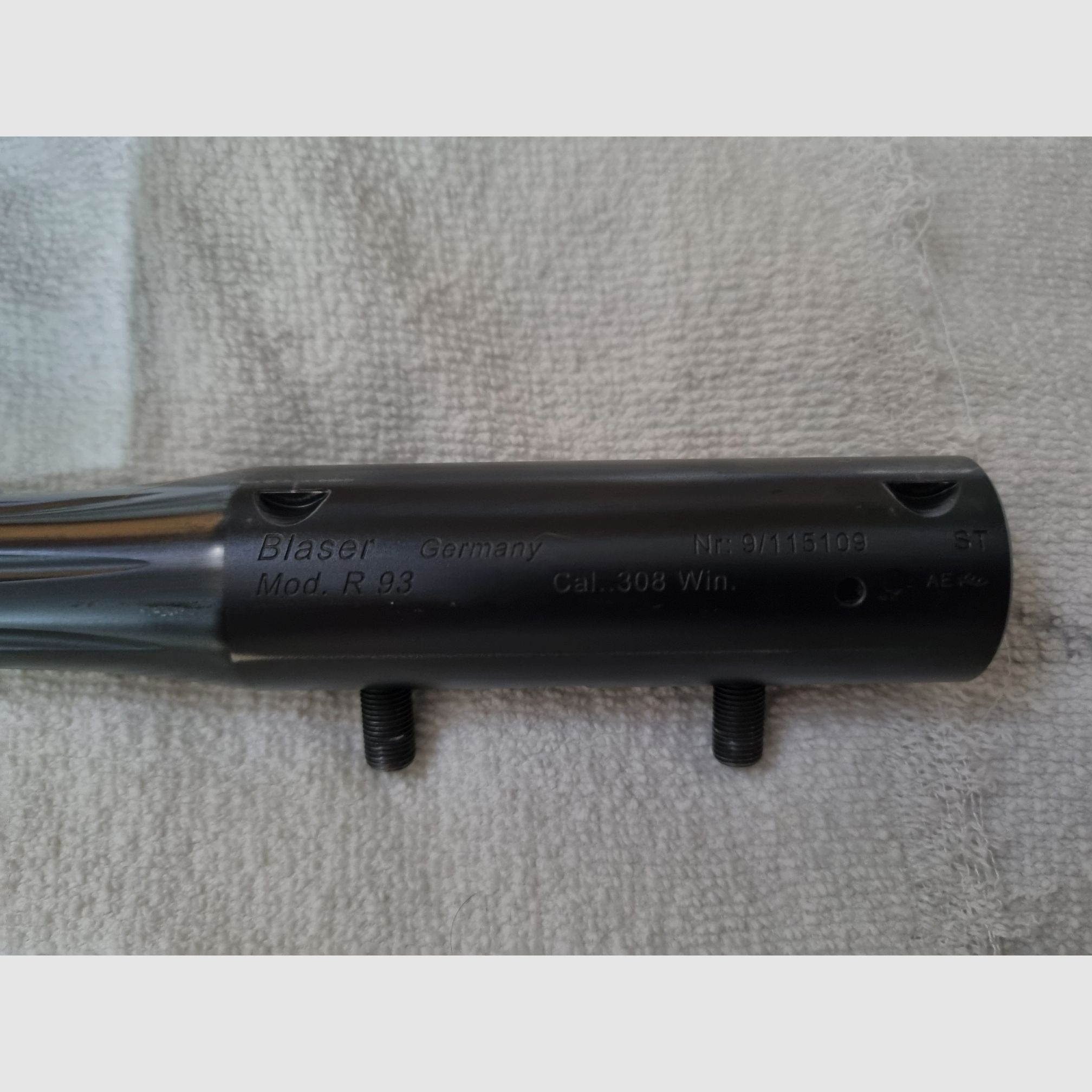 Wechsellauf R93, .308Win, Länge gesamt 52cm, kanneliert, mit Visierung, 