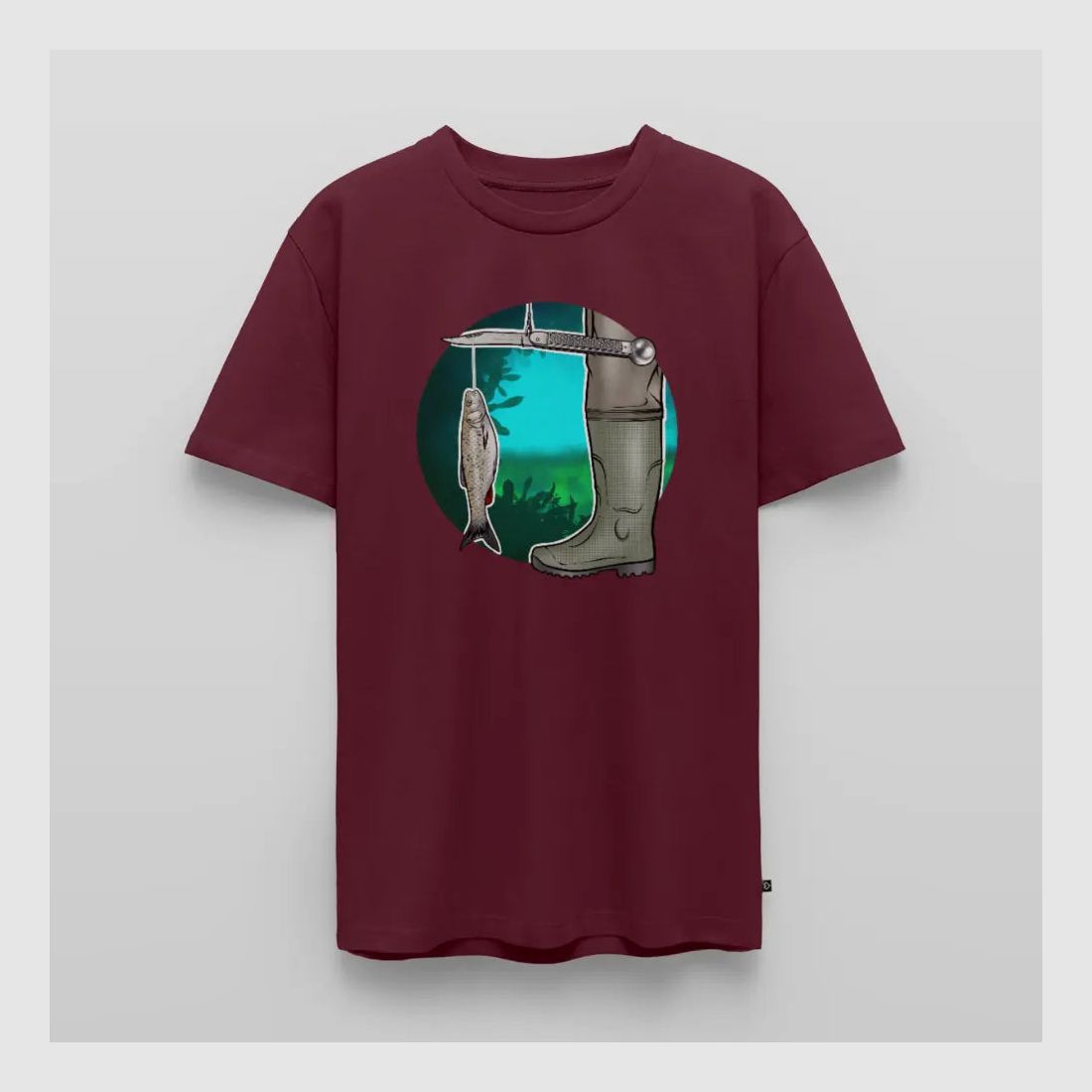 PUMA Men´s Premium T-Shirt „Waagemesser – Petri Heil"