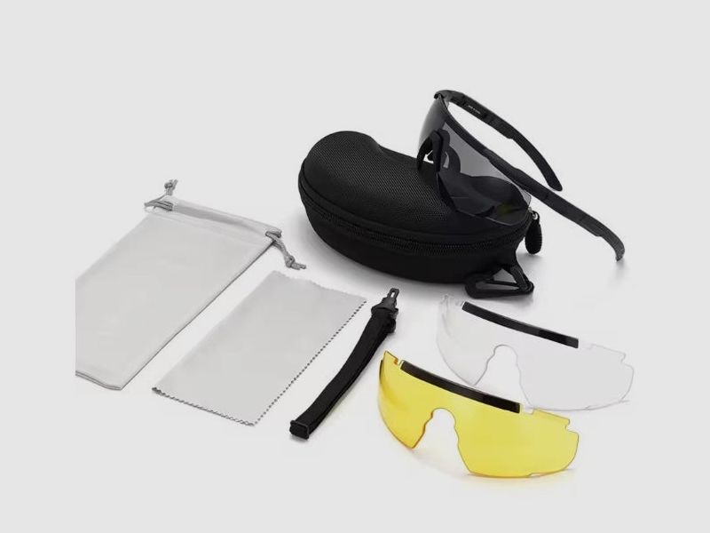 Taktische Schießbrille 3 Linsen, Bild 2 von 2