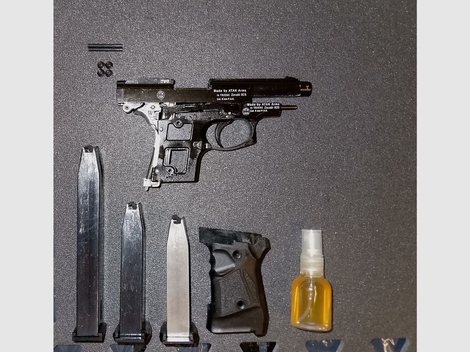 VK Zoraki 925 + Zoraki 914 Umrüst Kit Schwarz PTB 1005