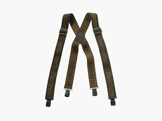 DEERHUNTER logo suspenders with clips
