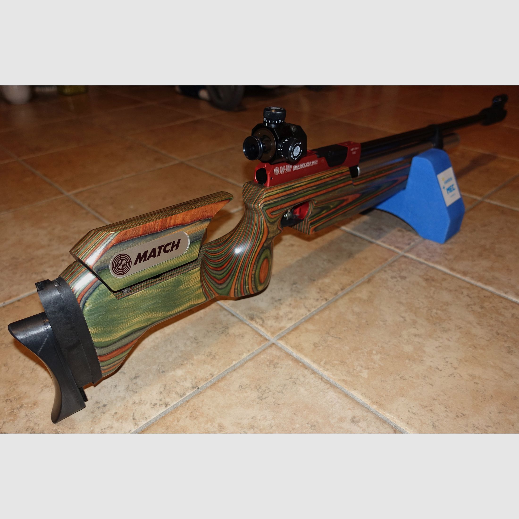 Steyr Match Air Rifle LG-10P Stabilizer + Cartridge TÜV 2033 + Bag