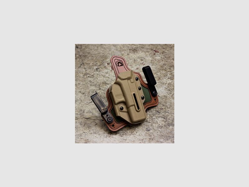 BLACK ARCH HOLSTER - Pistol Holster Dual Clip IWB Protos-M® with Dri-Matrix™