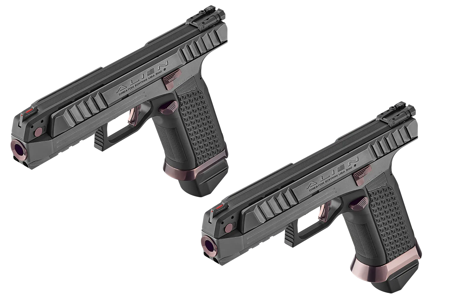 Pistola LAUGO Arms ALIEN CREATOR USA 500 Kit Completo » edizione limitata » N°132/500, immagine 4 di 13