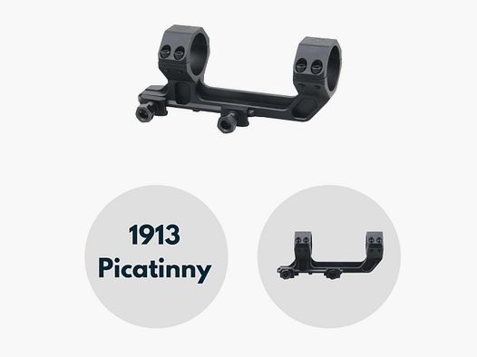 Vector Optics XASR-3031 X-Accu Block Mount for 30mm Tube, 21mm ext. Picatinny for AR, h=38mm