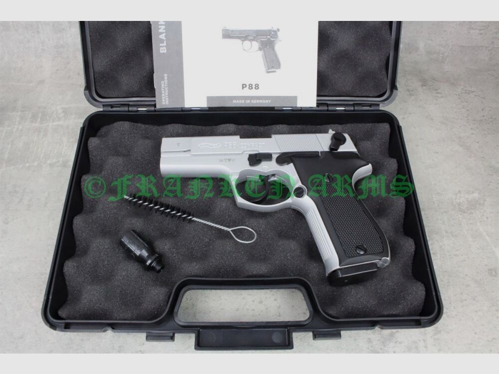 Walther P88 Compact 9mm P.A. vernickelt