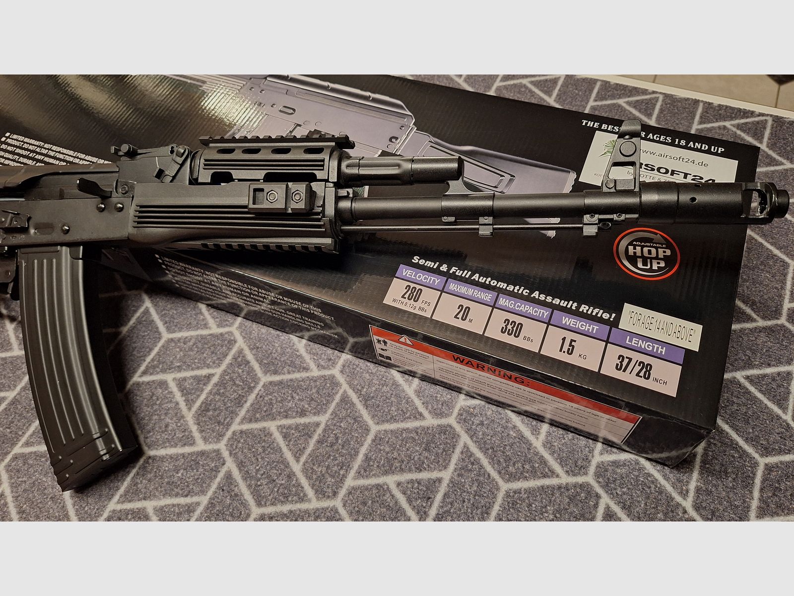 AK74 D74 Airsoft AEG 6mm BB - NEU!