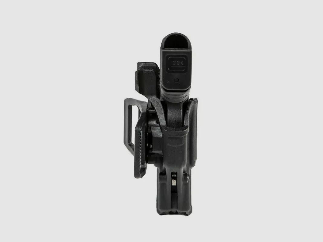 T-Series Level 2 Compact Holster S&W M&P Shield 9/40/45 (Black) Blackhawk, image 4 sur 6