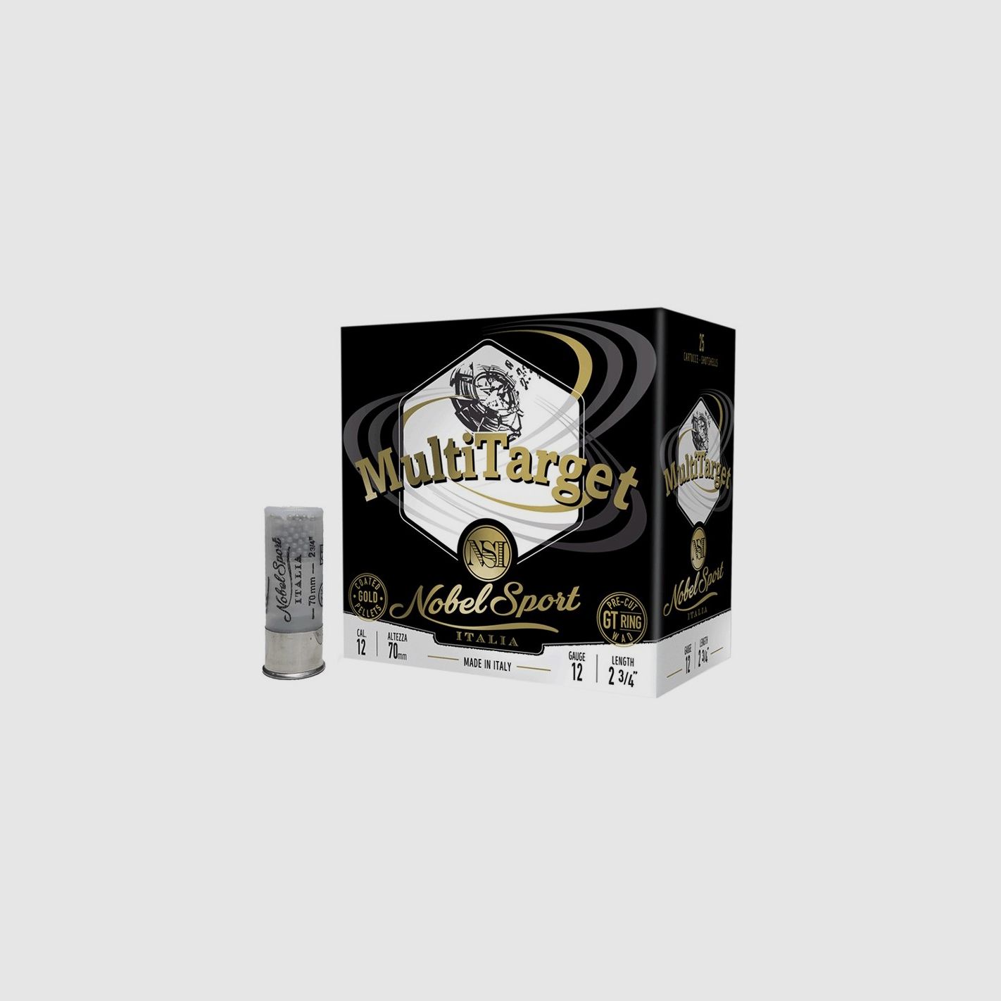 Nobel Multitarget Patronen Kal. 12/70 24 g Blei 7 und ½