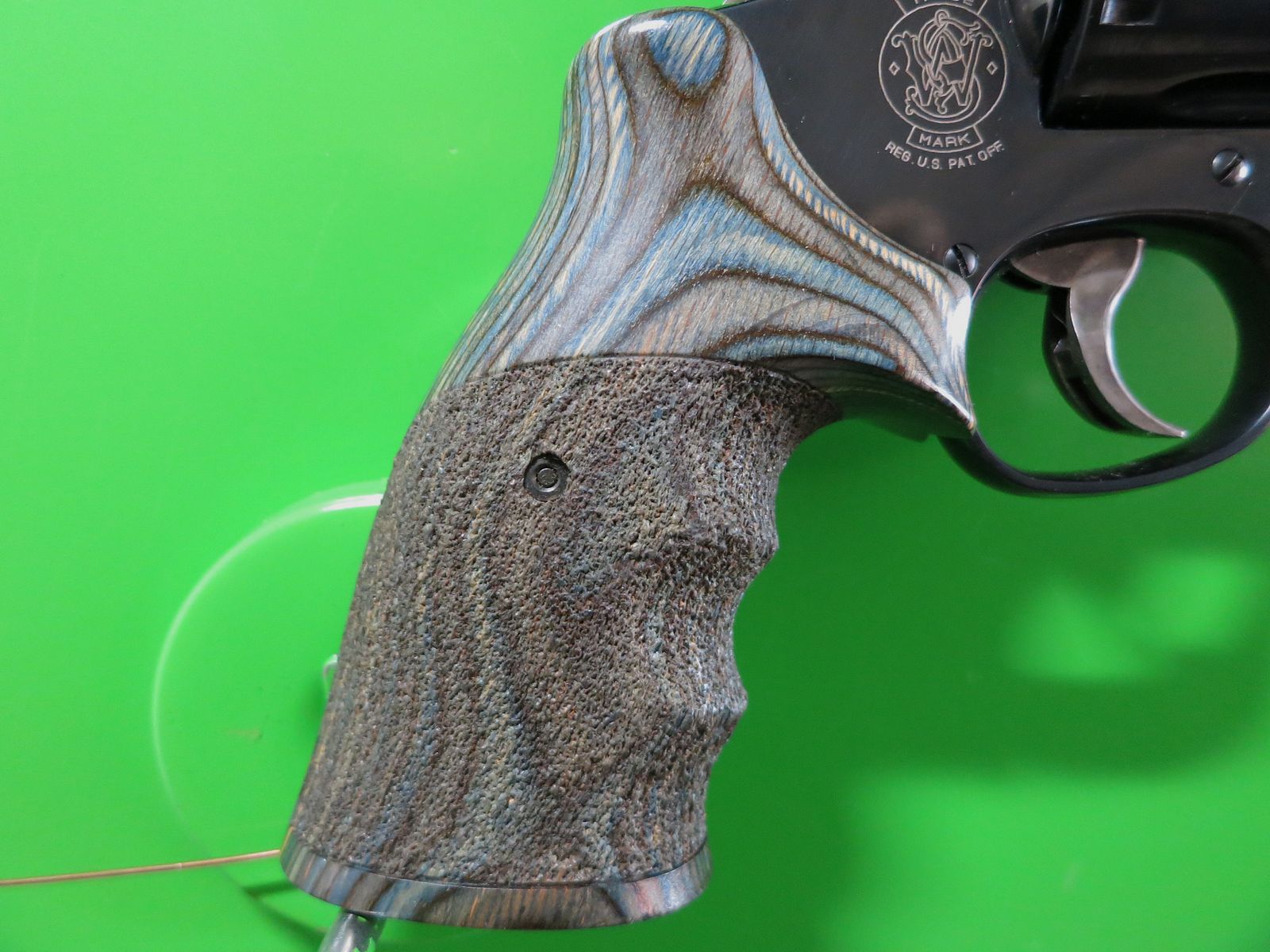 Revolver SMITH & WESSON Modell 586-5, Target Champion 6", Kal. 38/357 Mag, Royal Blue   #33-