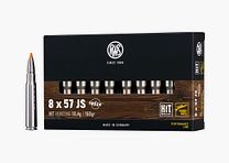 RWS 2408475 cartridge 8x57 IS HIT Short Rifle 10.4 g 160 grs. Lead-free