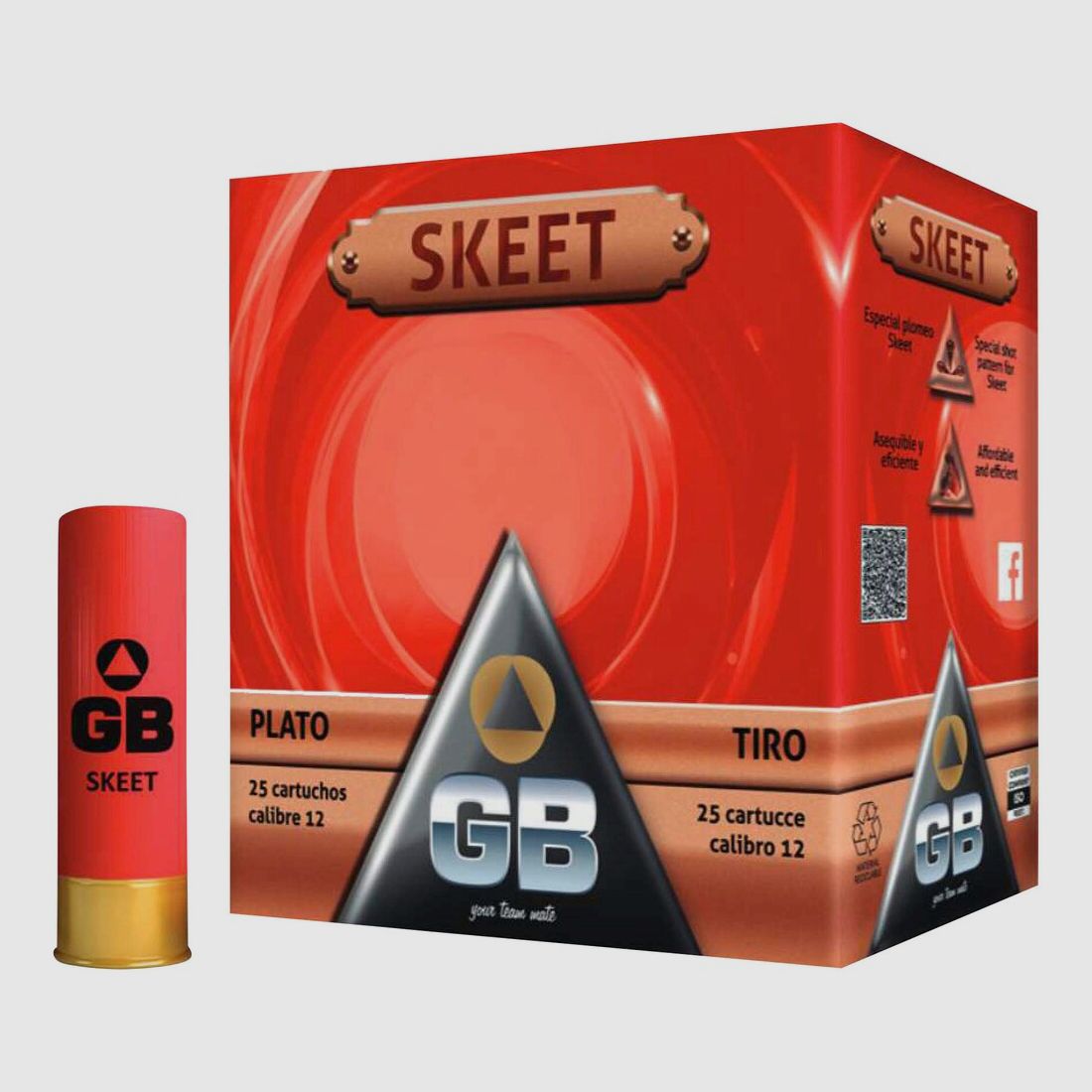 GB 12/70 Training Skeet 2.0mm 24g, image 2 of 2