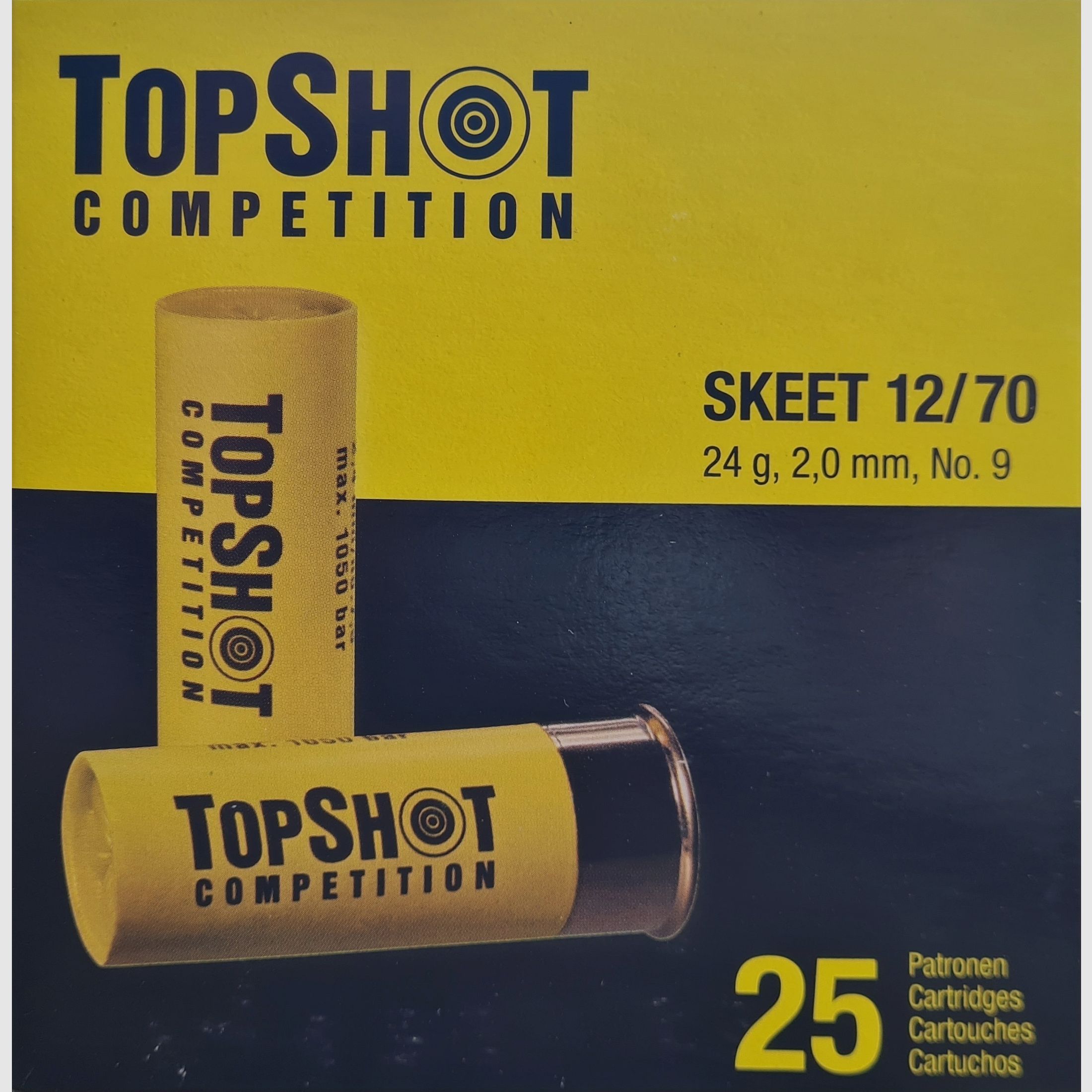 S&B TopShot / Top Shot Competition Skeetpatronen 12/70 24g 2,0mm