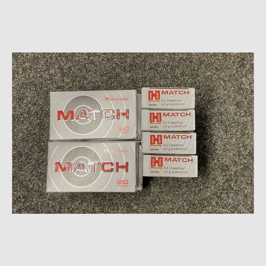 Hornady Match 6,5 Creedmoore 147 garin ELD Match