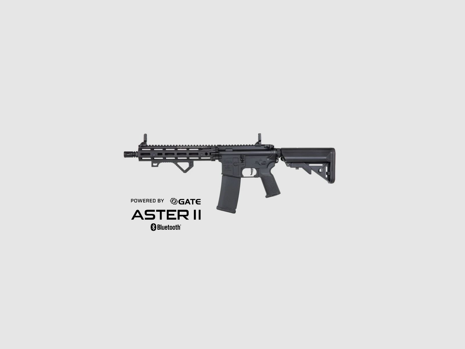 SA Daniel Defense® MK18 RIII M-LOK 10.5" (SA-P27 RIS III PRIME™ Aster II ETU BLDC™) Rifle Airsoft Libre a partir de 18 - Negro -F-