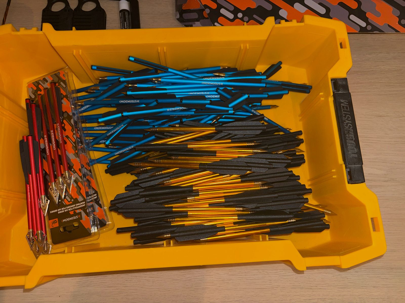Steambow AR-6 Stinger II Tactical Complete Set | over 260 arrows | PRO Throwing Arm | like new
